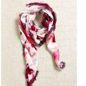 ✨SOLD Watercolor Floral Square Scarf